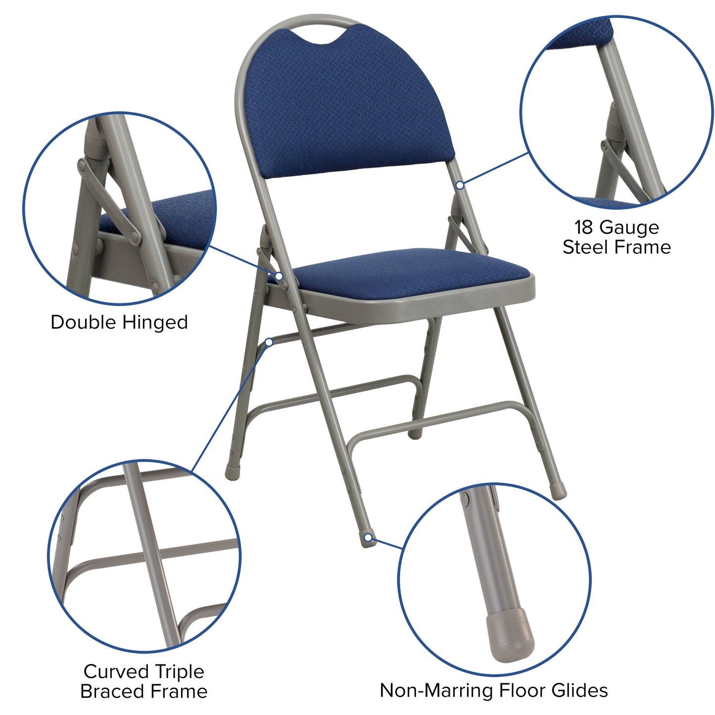 Navy Fabric Folding Chair 2-HA-MC705AF-3-NVY-GG