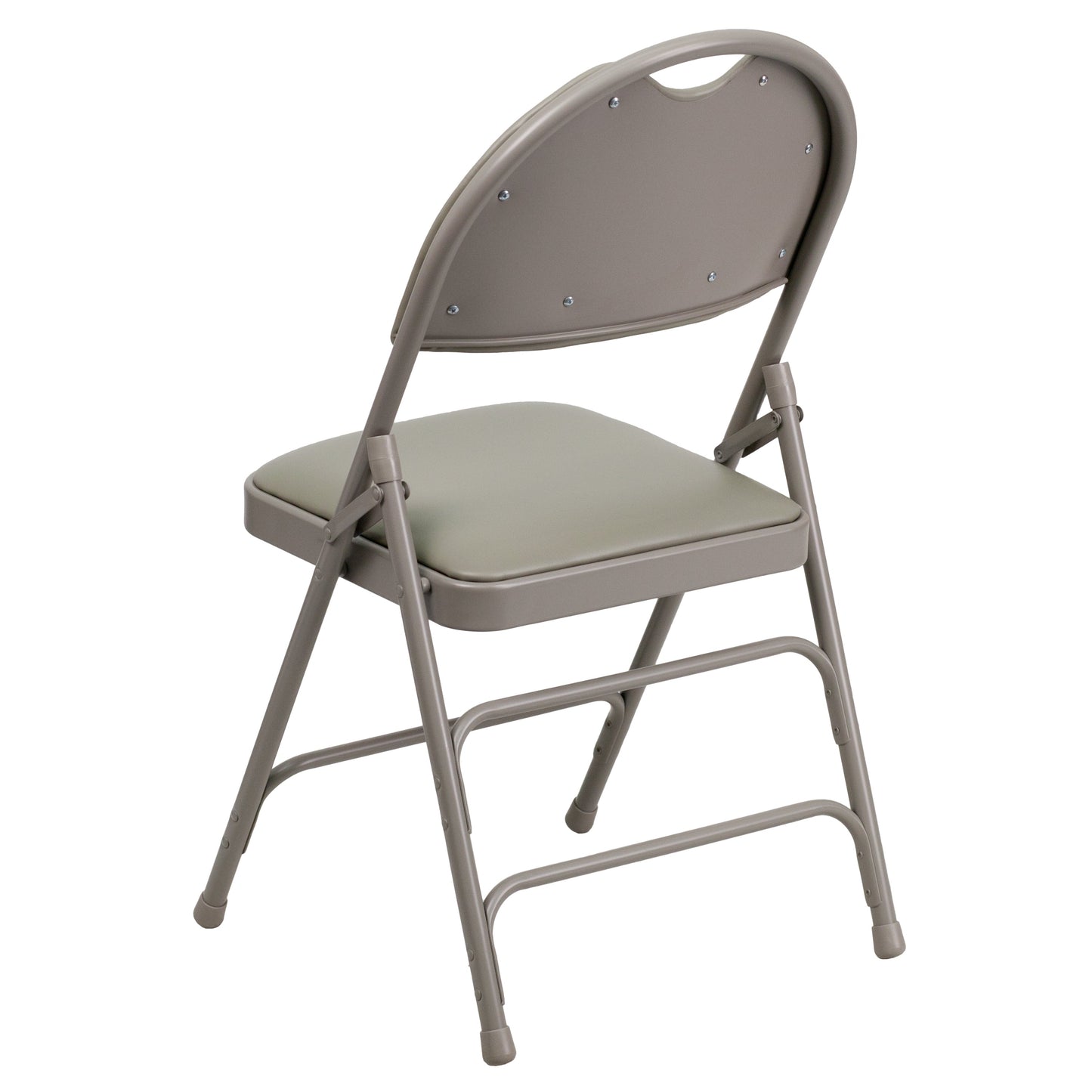 Gray Vinyl Folding Chair 2-HA-MC705AV-3-GY-GG