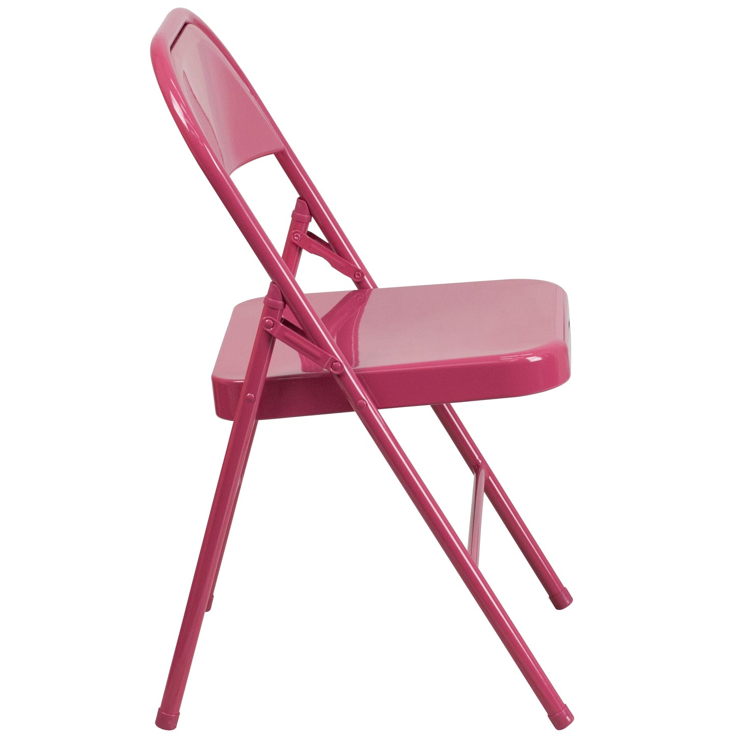 Fuchsia Folding Chair 2-HF3-FUCHSIA-GG