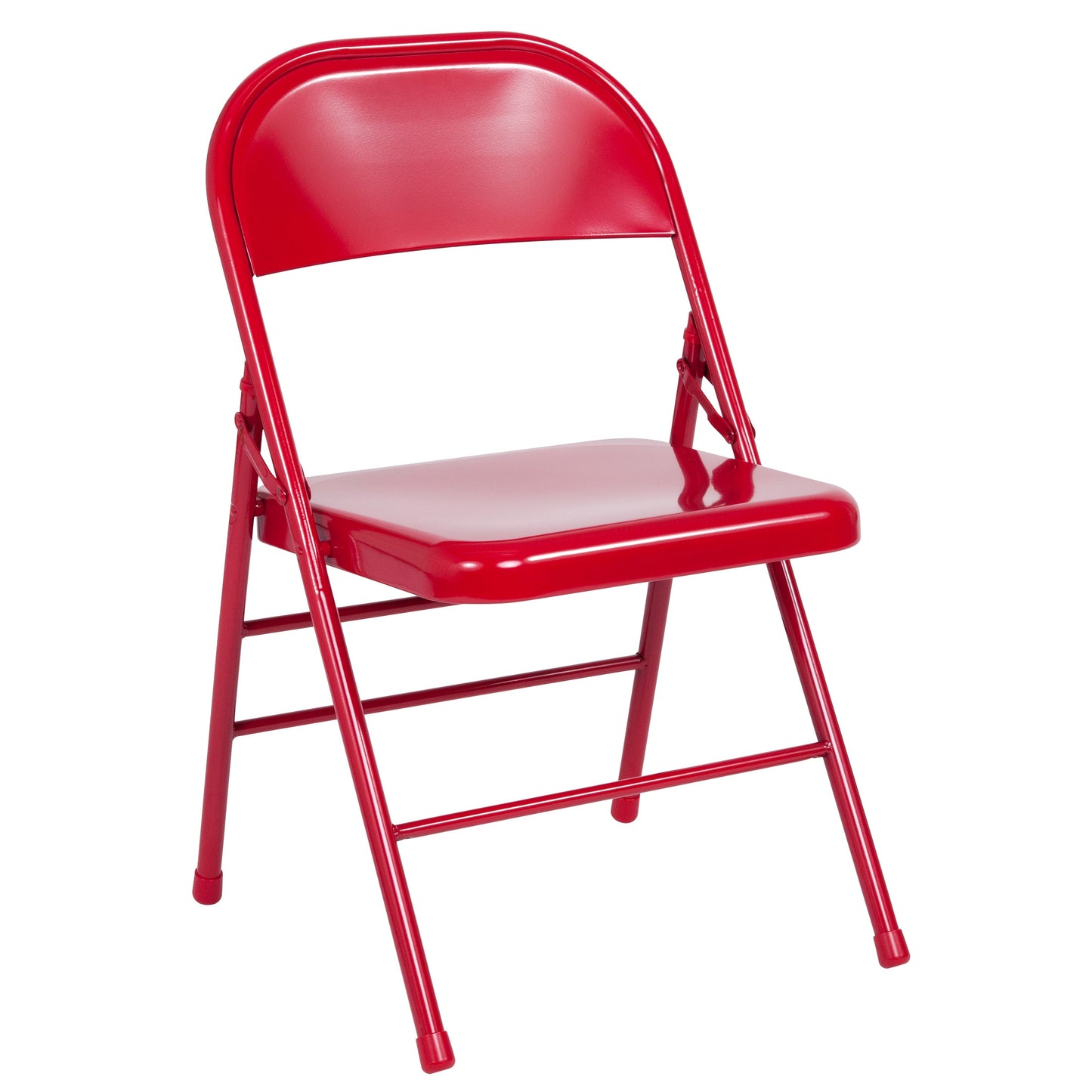 Red Metal Folding Chair 2-HF3-MC-309AS-RED-GG