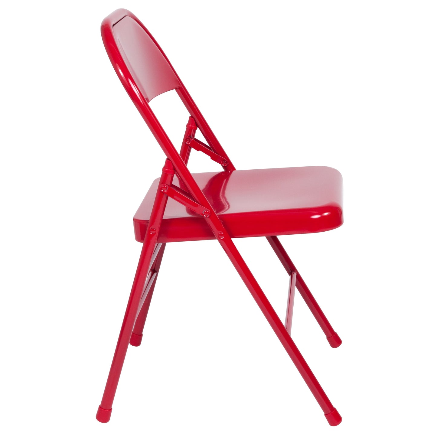 Red Metal Folding Chair 2-HF3-MC-309AS-RED-GG