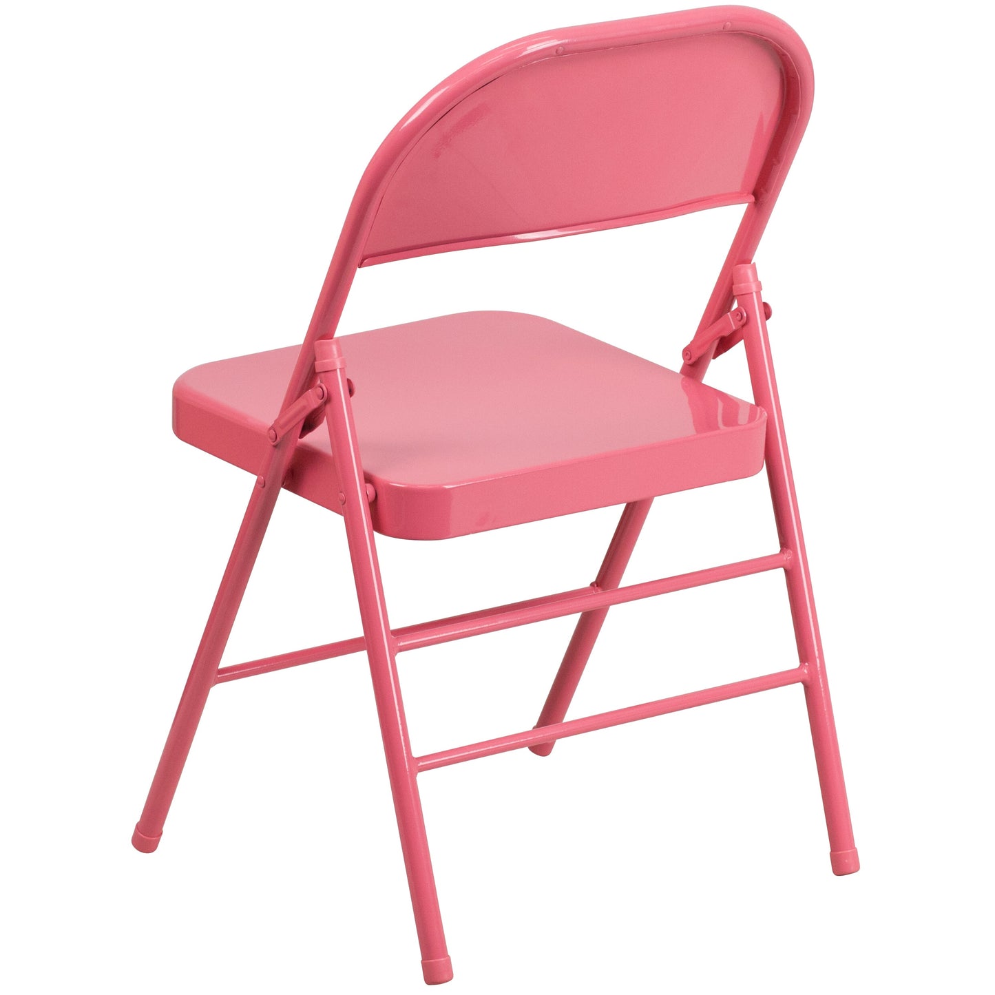 Bubblegum Pink Folding Chair 2-HF3-PINK-GG