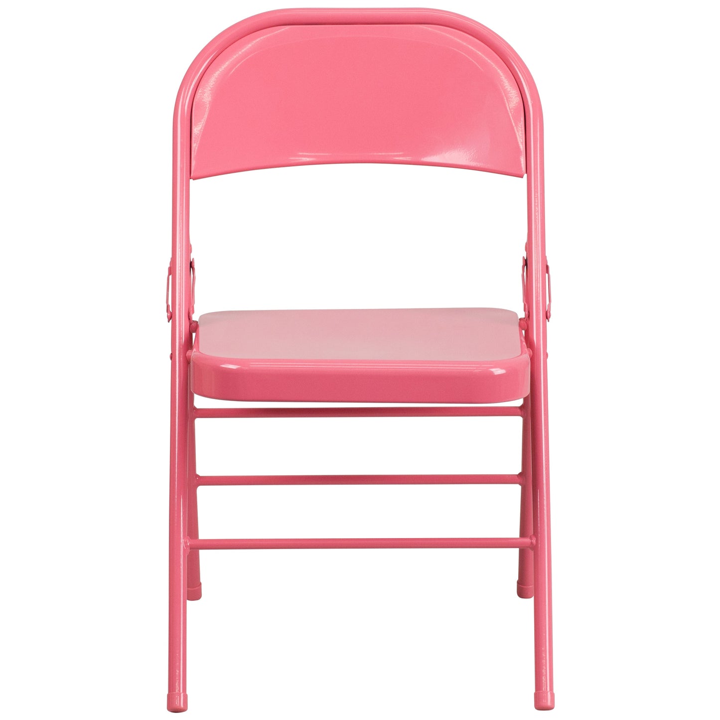 Bubblegum Pink Folding Chair 2-HF3-PINK-GG