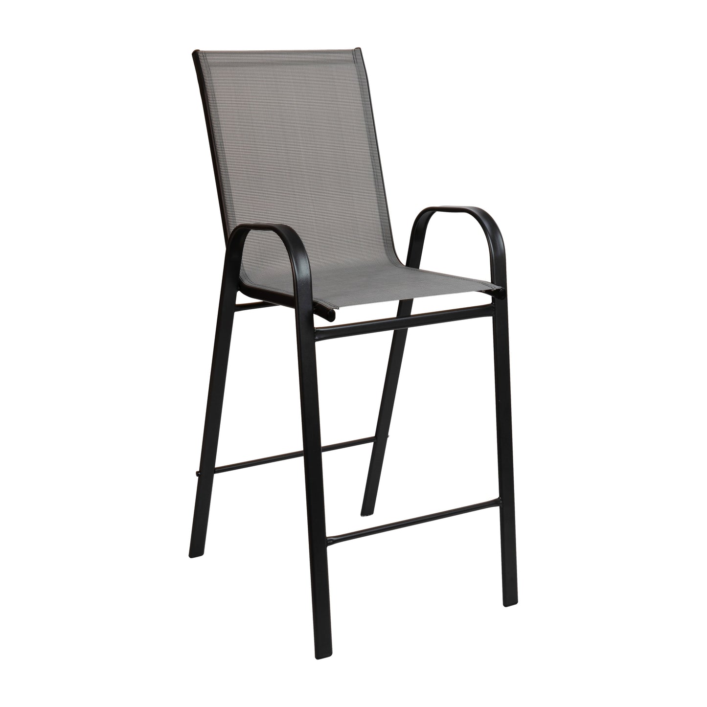 2 PackGray Patio Stools 2-JJ-092H-GR-GG