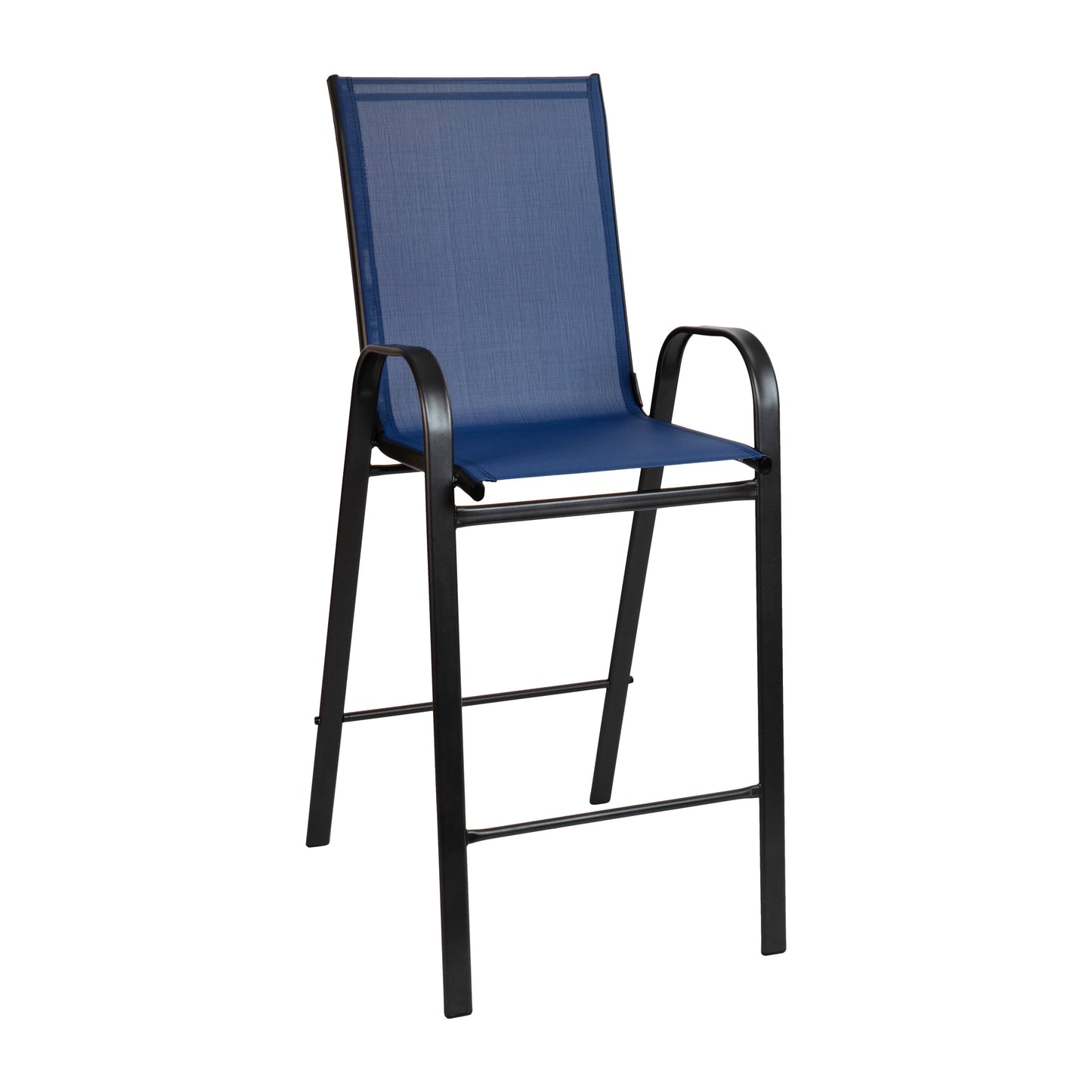 2 PackNavy Patio Stools 2-JJ-092H-NV-GG