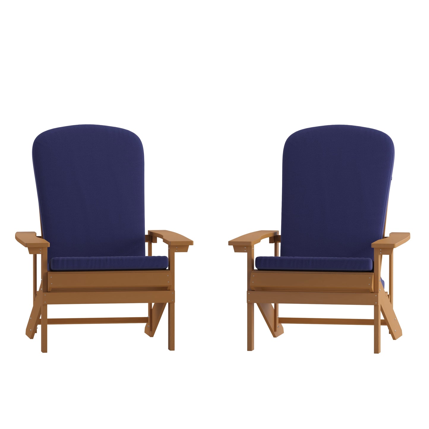 2PK Teak Chairs-Blue Cushions 2-JJ-C14501-CSNBL-TEAK-GG