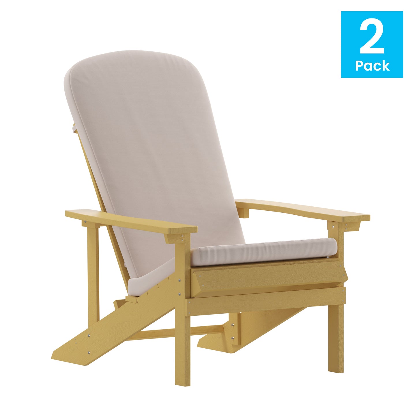 2PK YEL Chairs-Cream Cushions 2-JJ-C14501-CSNCR-YLW-GG