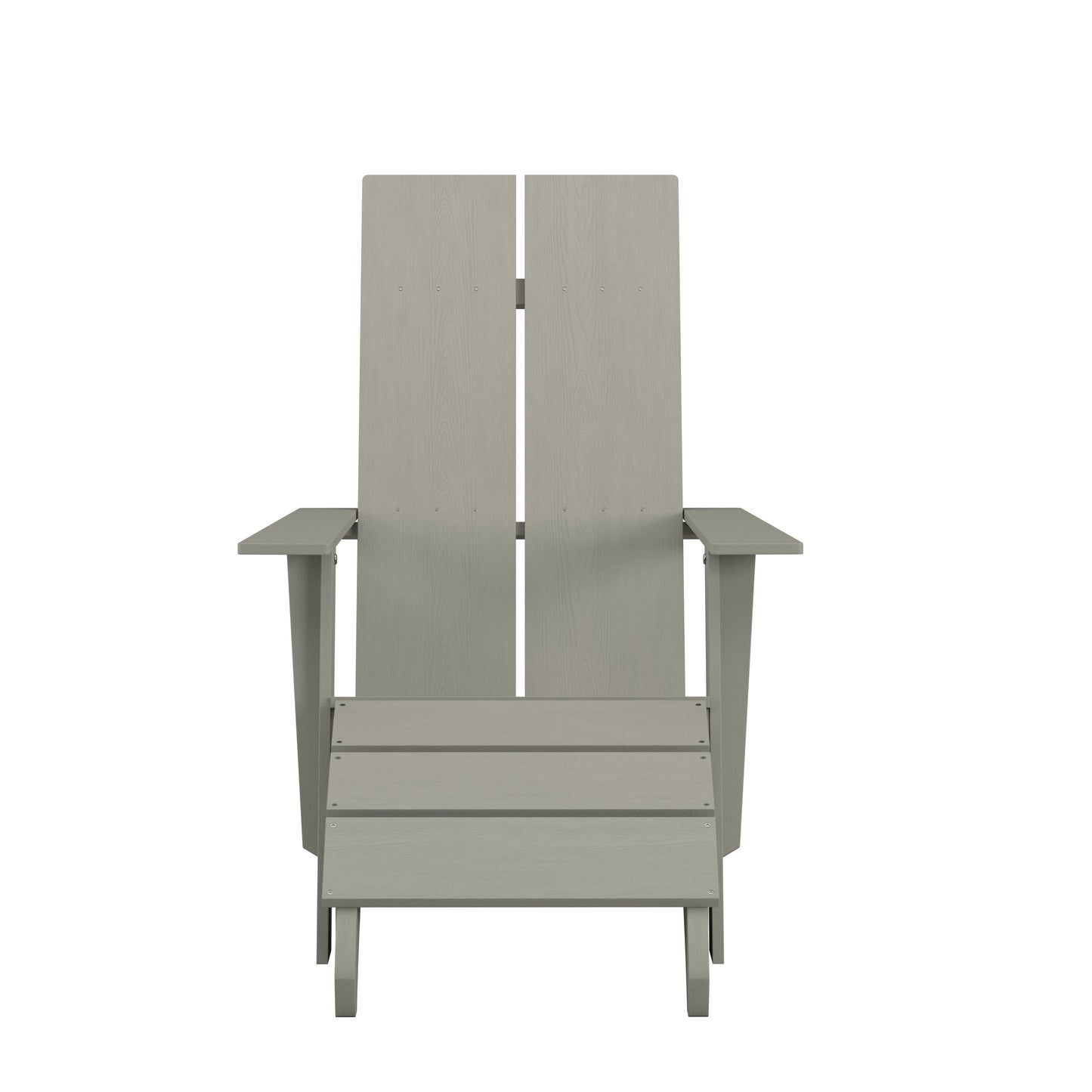 Gray Chair & Ottoman Set of 2 2-JJ-C14509-14309-GY-GG