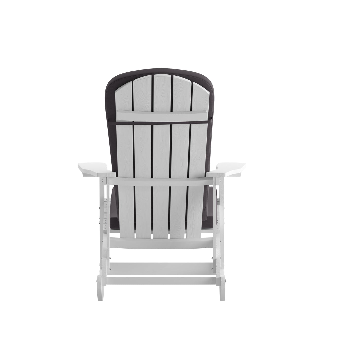 2PK White Chairs-Gray Cushions 2-JJ-C14705-CSNGY-WH-GG