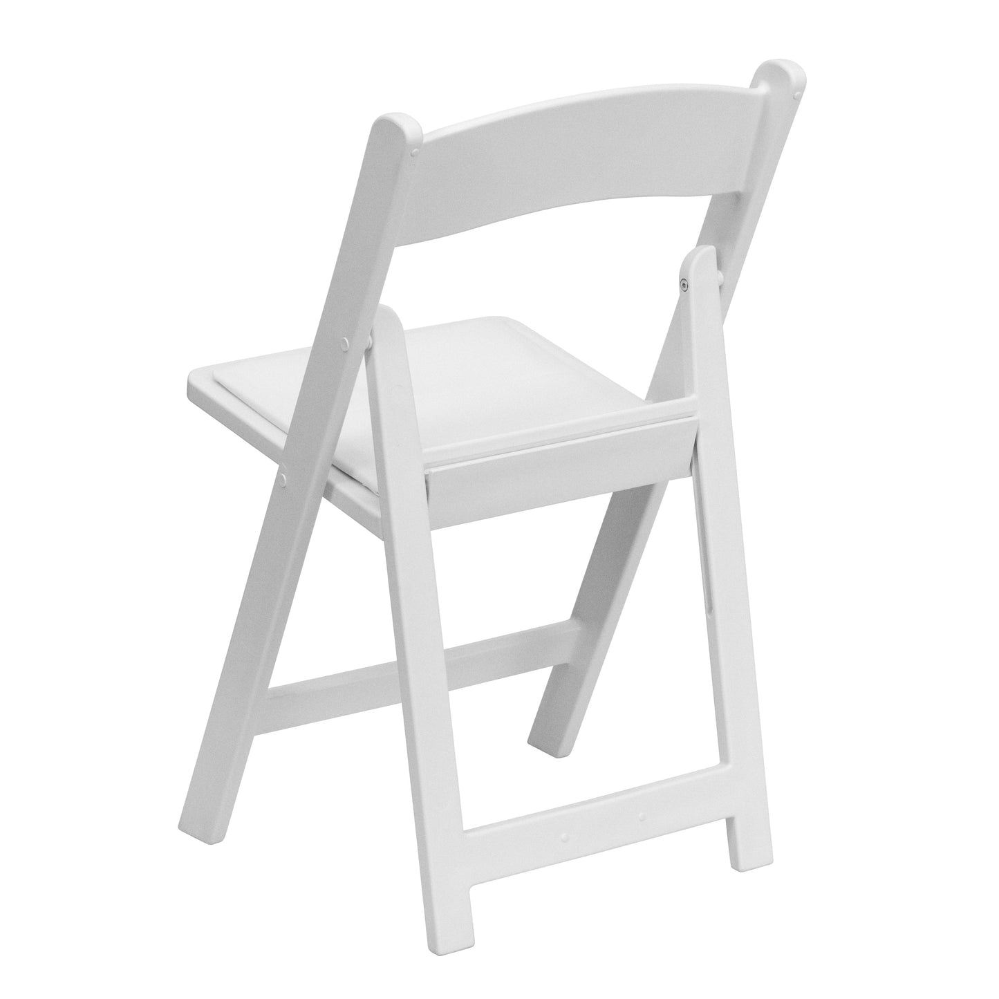 Folding Chair White Resin 2-LE-L-1-WHITE-GG