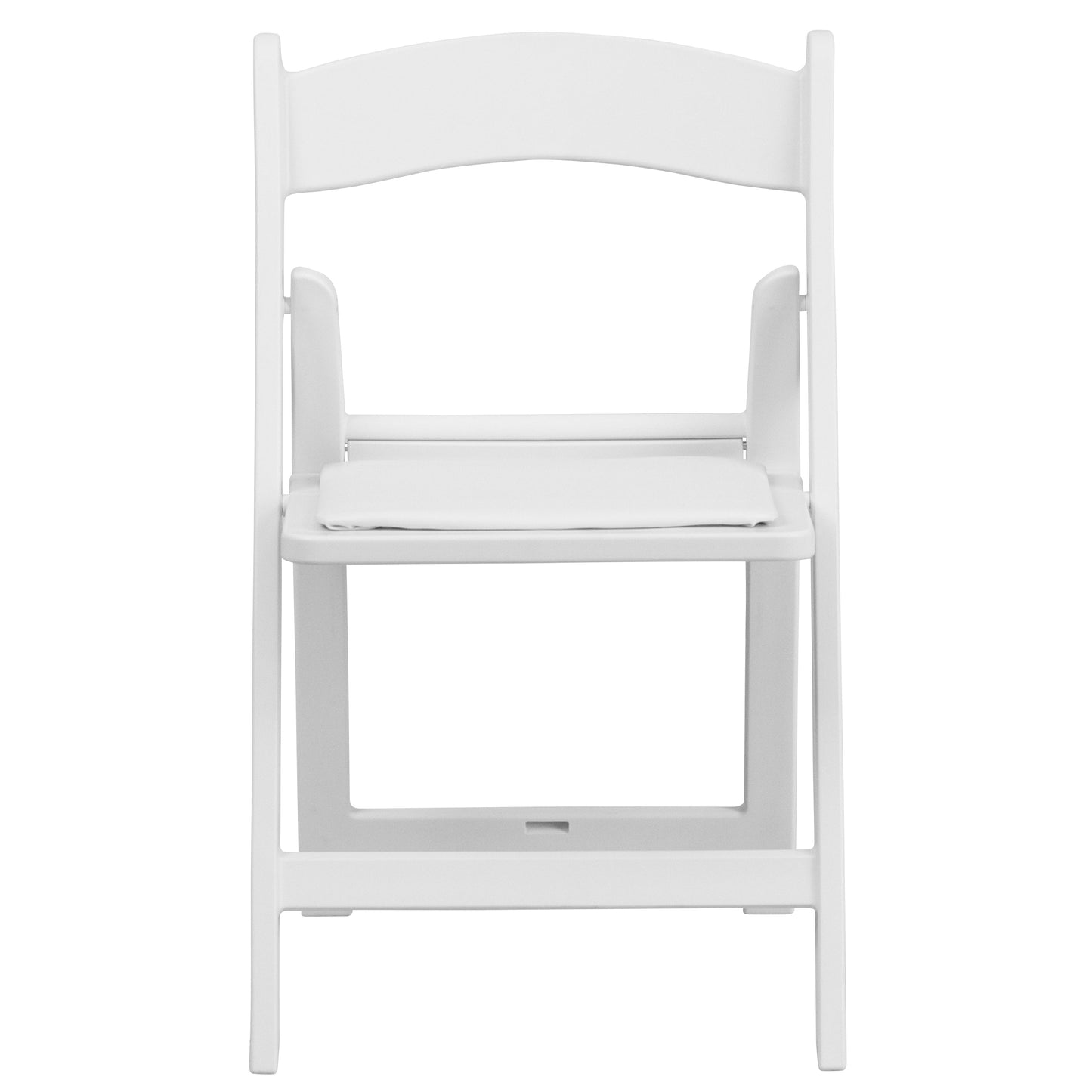 Kids White Resin Folding Chair 2-LE-L-1K-GG