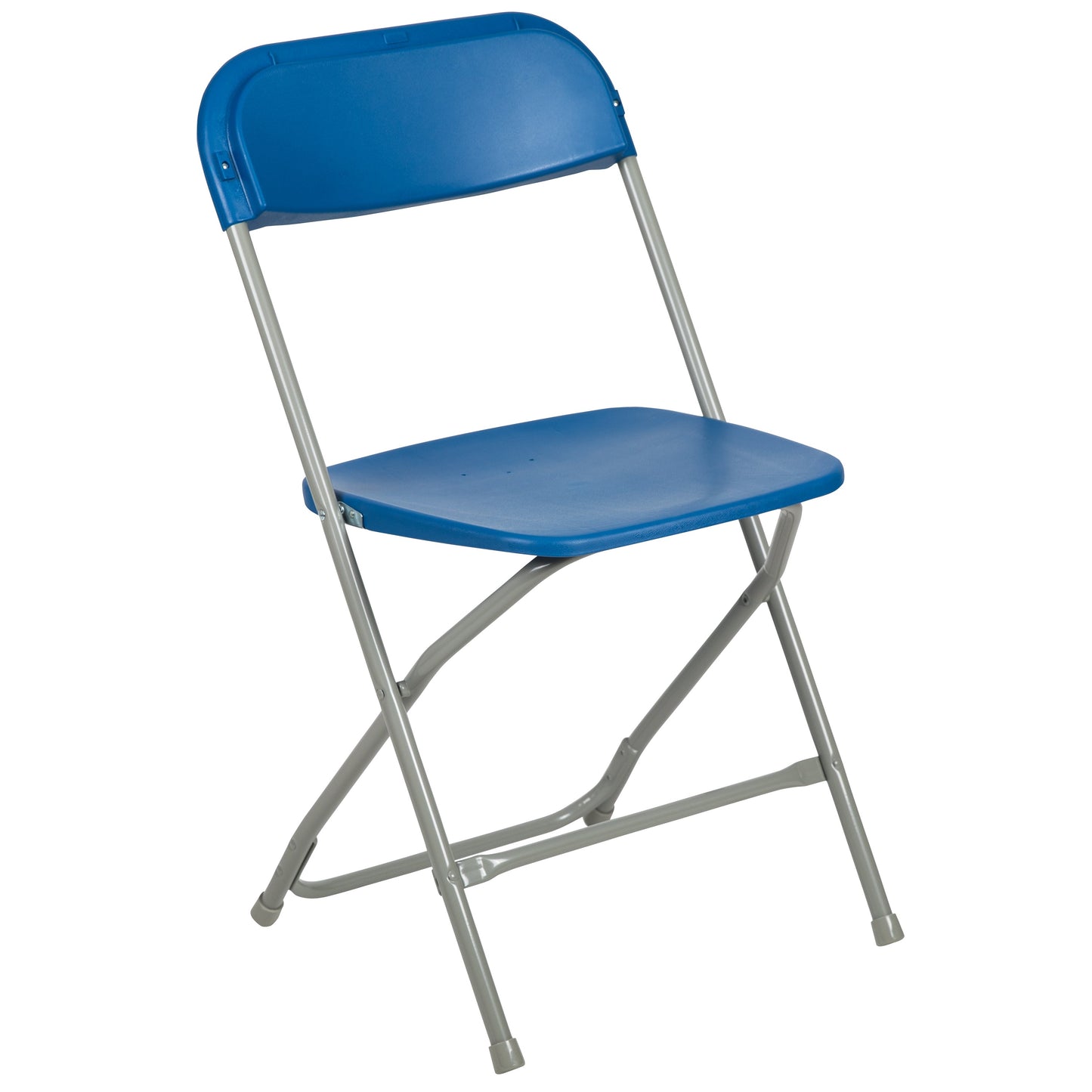 Blue Plastic Folding Chair 2-LE-L-3-BLUE-GG