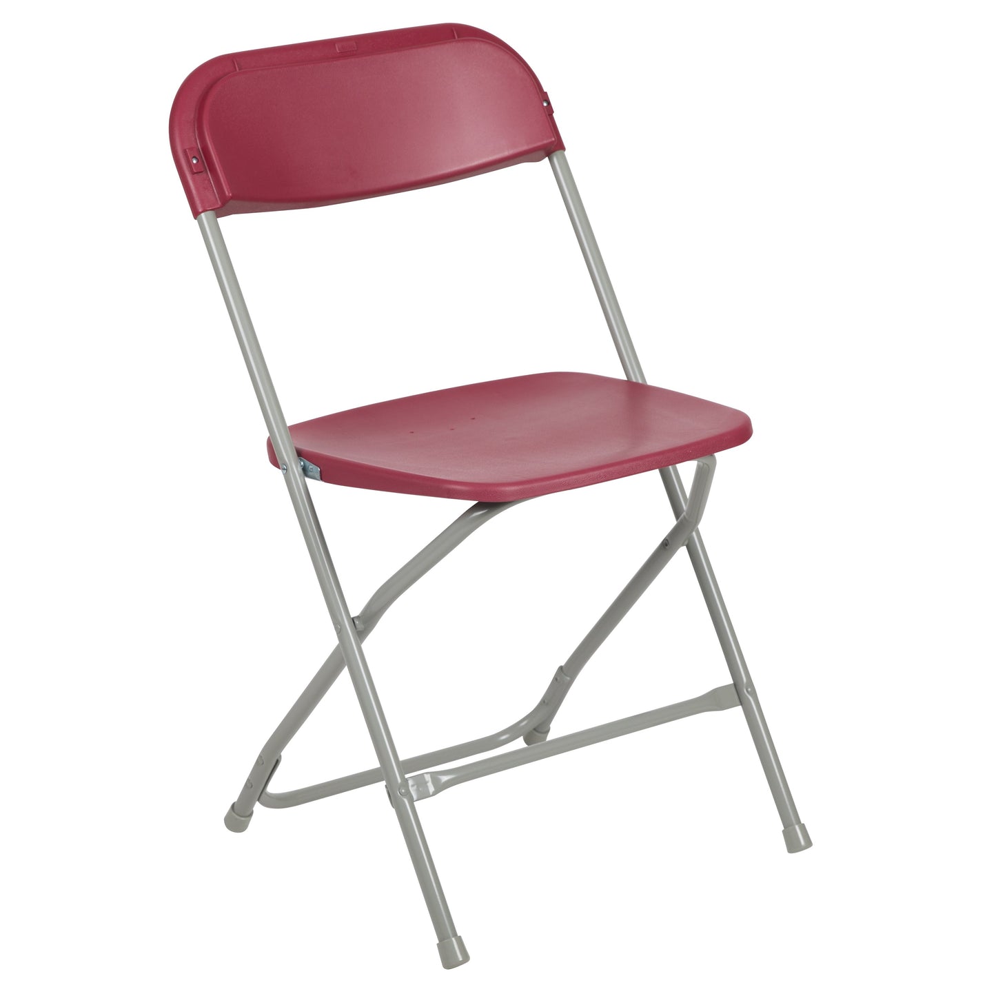 Red Plastic Folding Chair 2-LE-L-3-RED-GG