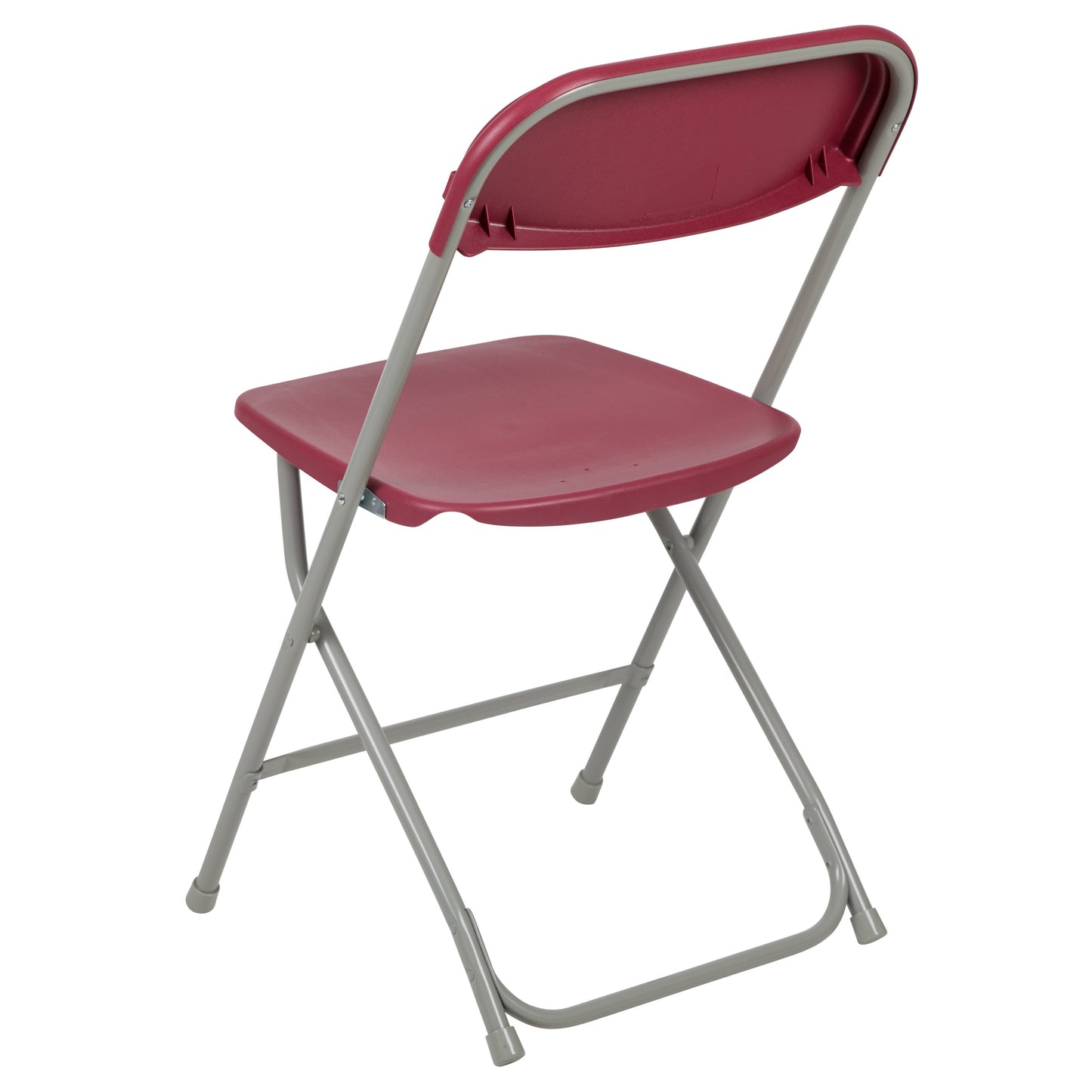 Red Plastic Folding Chair 2-LE-L-3-RED-GG