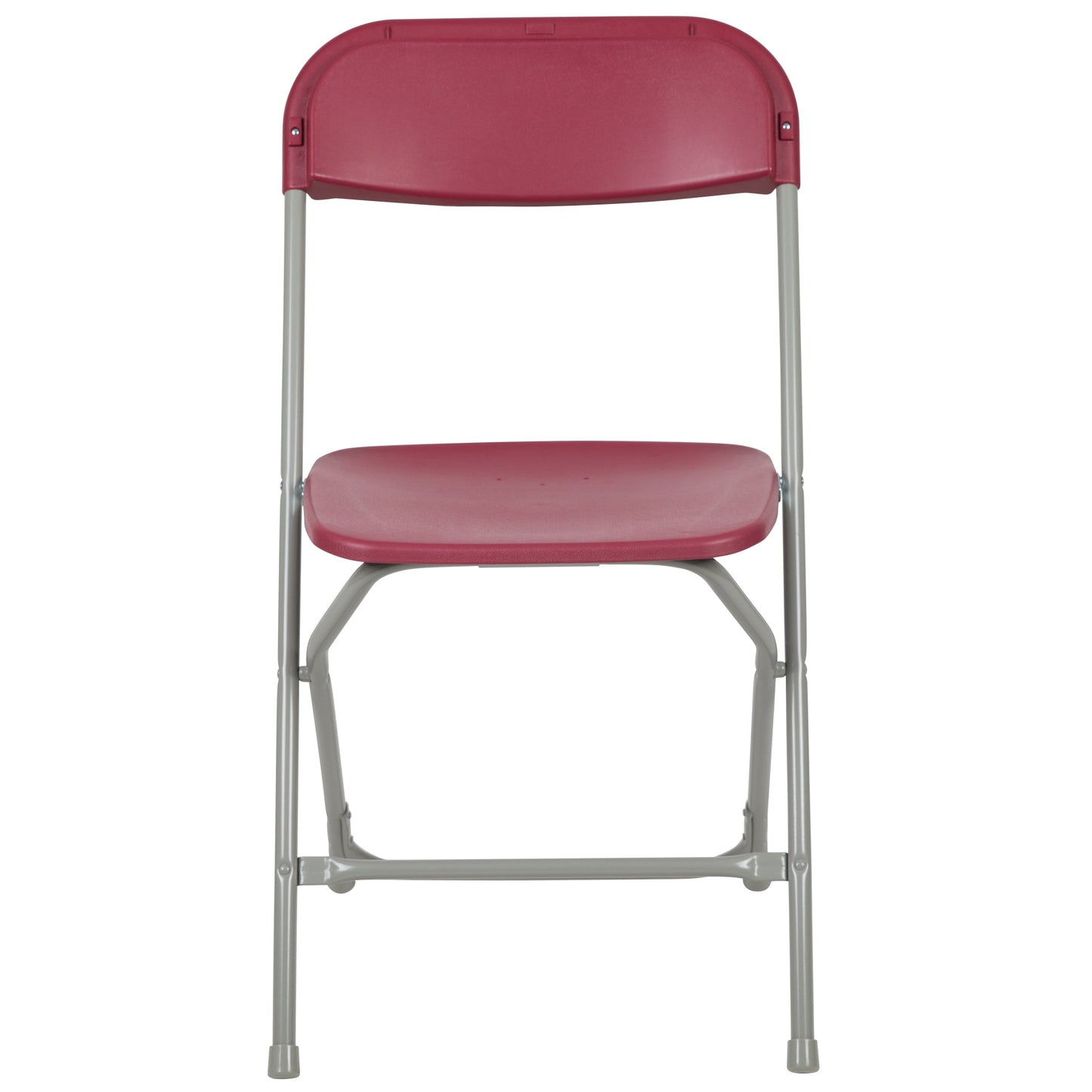 Red Plastic Folding Chair 2-LE-L-3-RED-GG