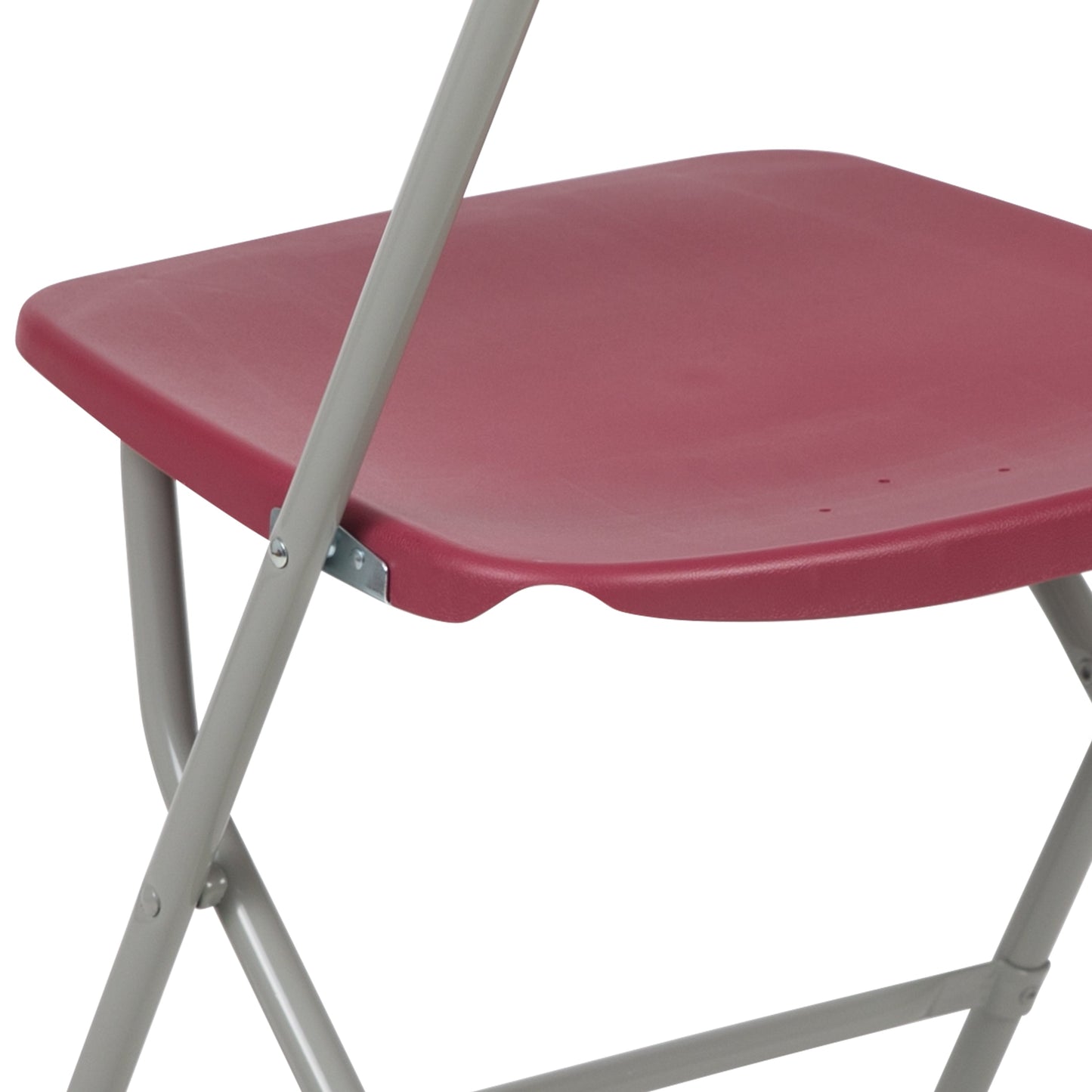 Red Plastic Folding Chair 2-LE-L-3-RED-GG