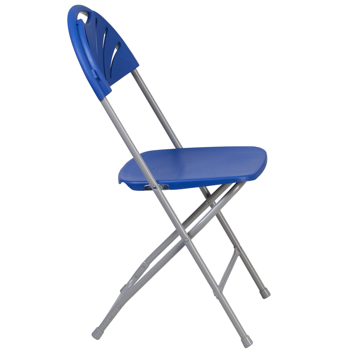 Blue Plastic Folding Chair 2-LE-L-4-BL-GG