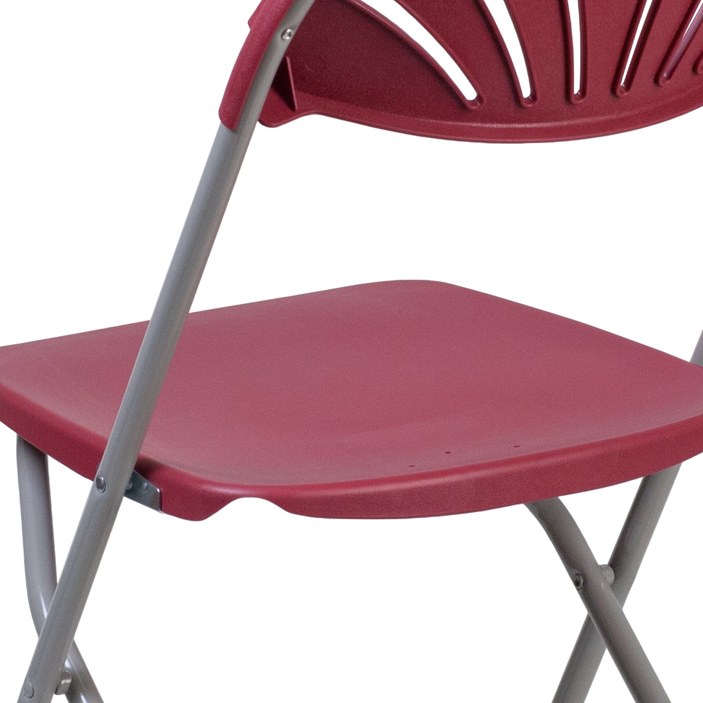 Burgundy Plastic Folding Chair 2-LE-L-4-BUR-GG