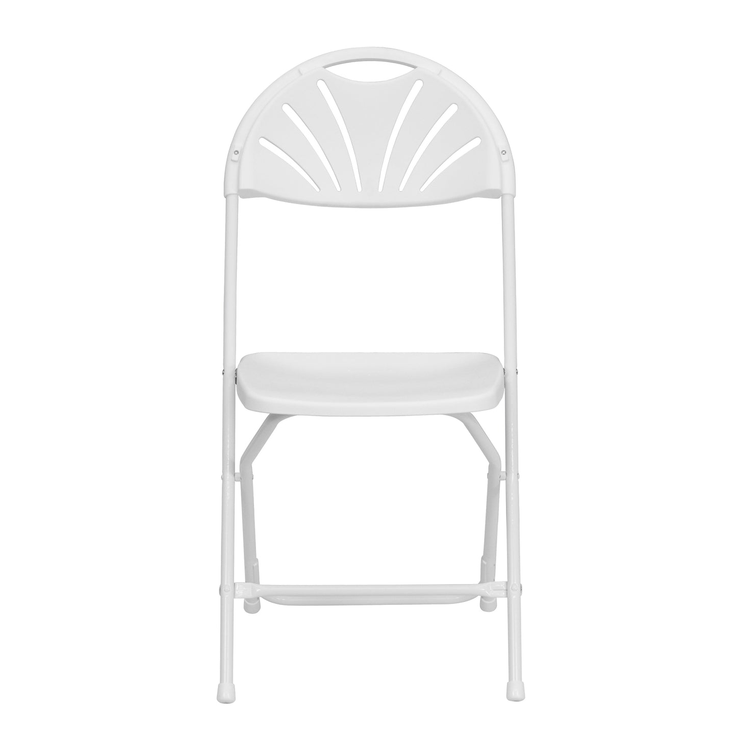 White Plastic Folding Chair 2-LE-L-4-WHITE-GG