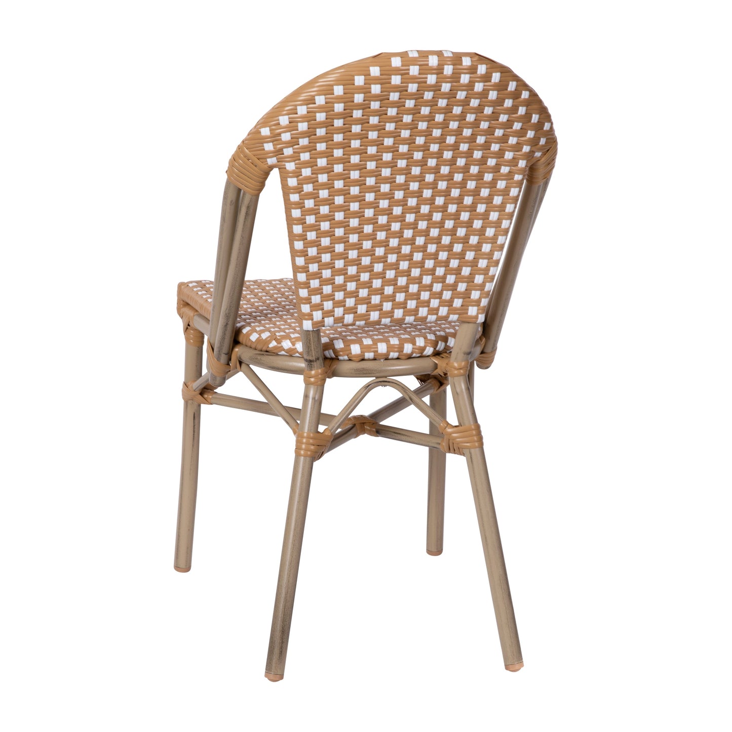 Classic Commercial Grade Indoor/Outdoor French Bistro Chair, Set of 2