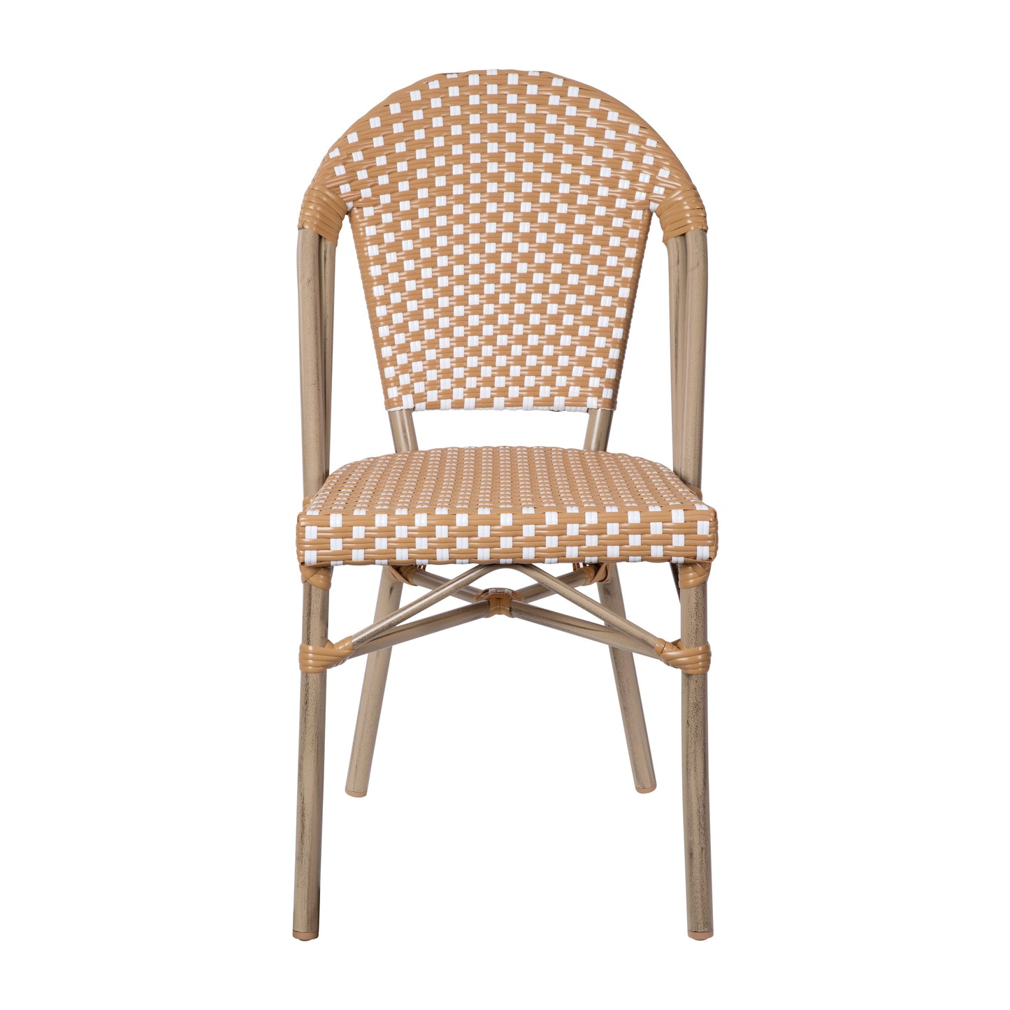 Classic Commercial Grade Indoor/Outdoor French Bistro Chair, Set of 2