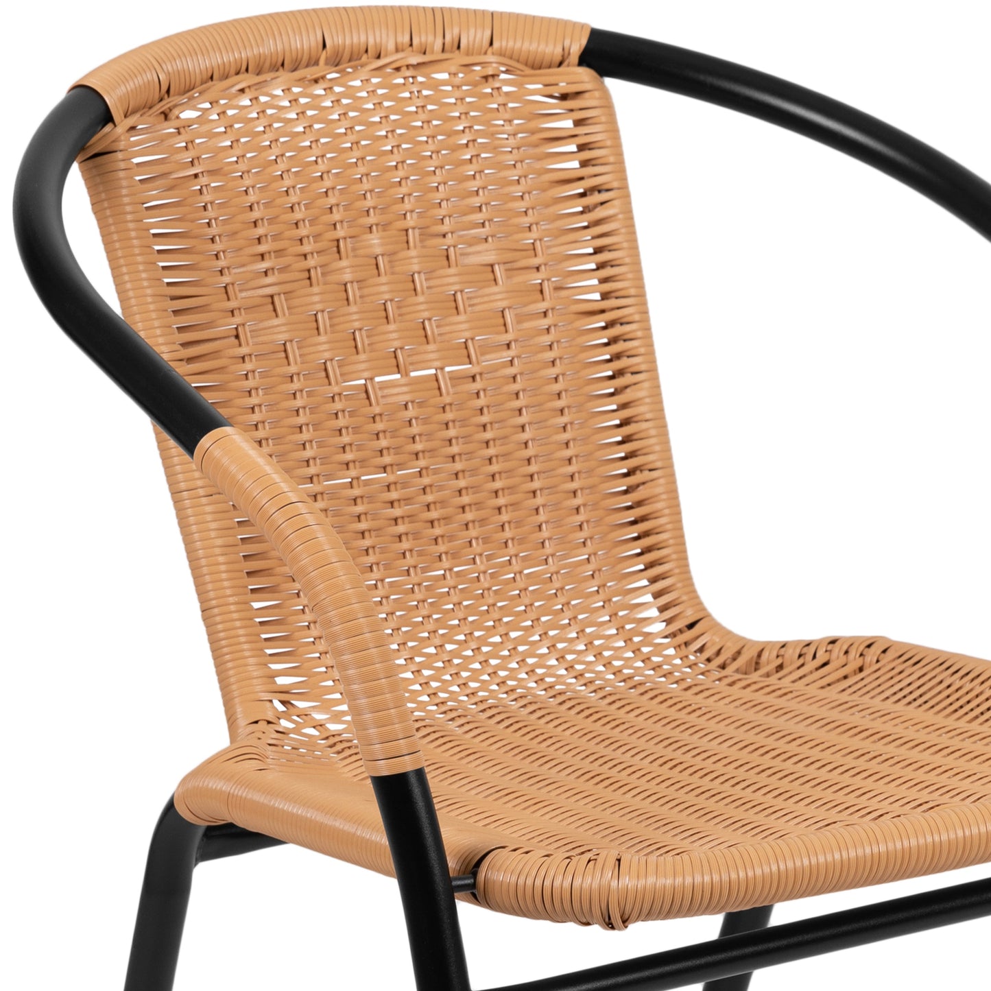 Beige Rattan Stack Chair 2-TLH-037-BGE-GG