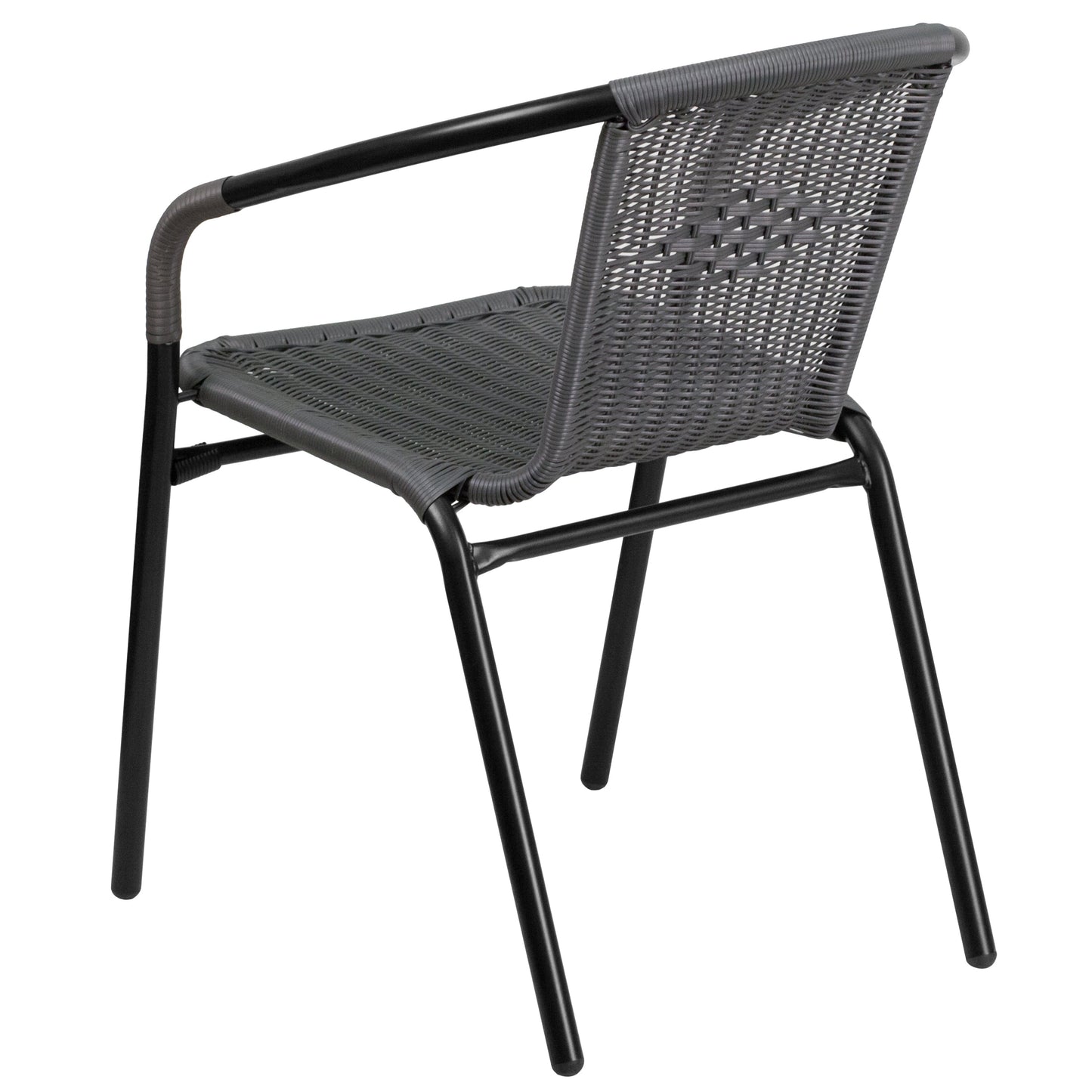 Set of 2 Contemporary Patio Chairs for Indoor and Outdoor Use