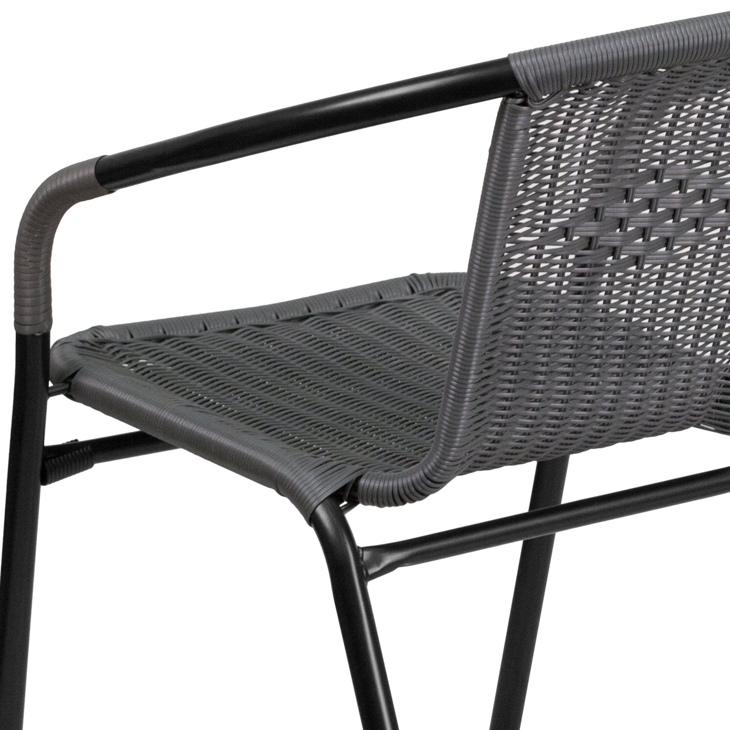 Set of 2 Contemporary Patio Chairs for Indoor and Outdoor Use