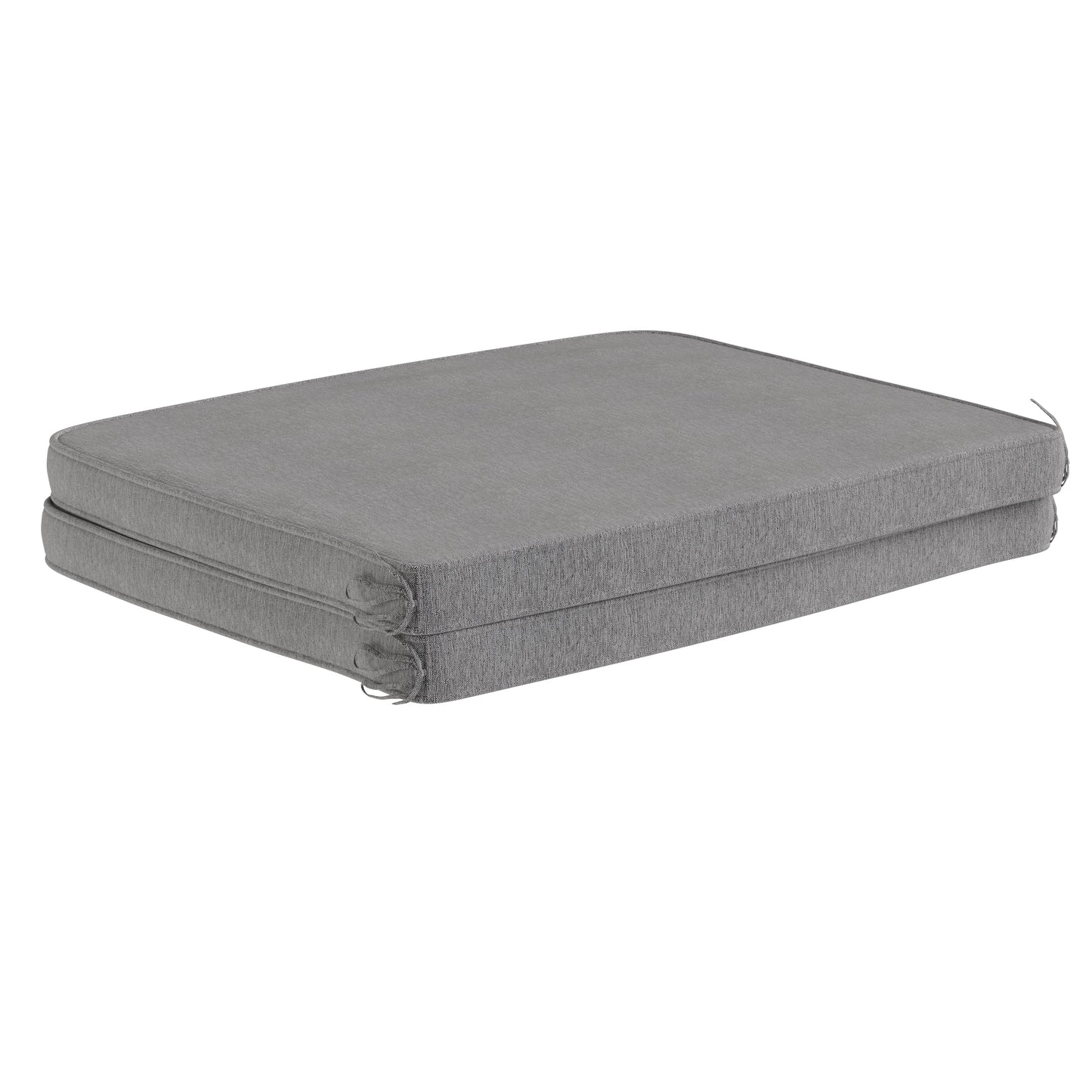 2 PK Gray Tieback Cushions 2-TW-3WCU001-GY-GG