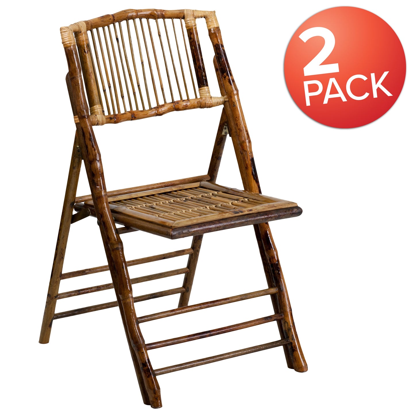 Bamboo Folding Chair 2-X-62111-BAM-GG