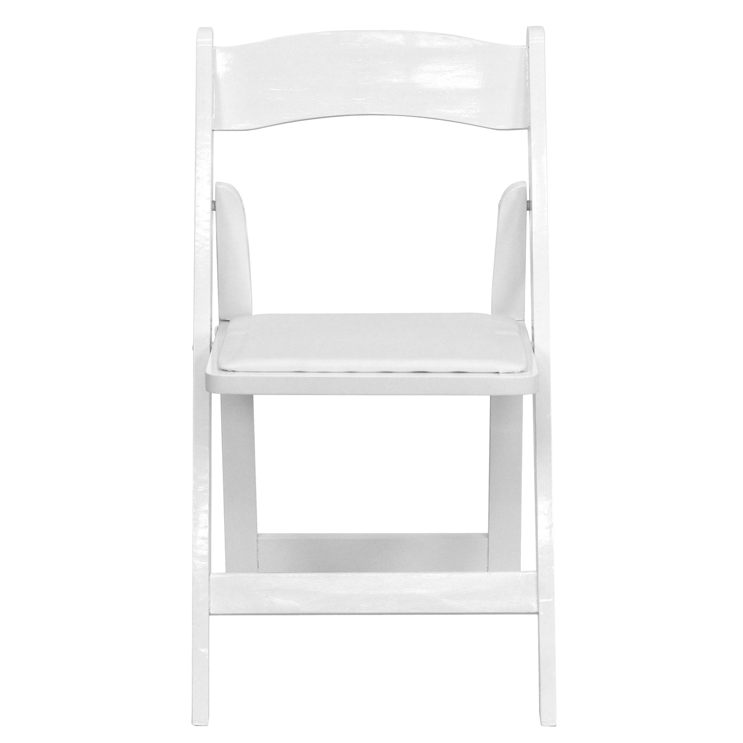 White Wood Folding Chair 2-XF-2901-WH-WOOD-GG