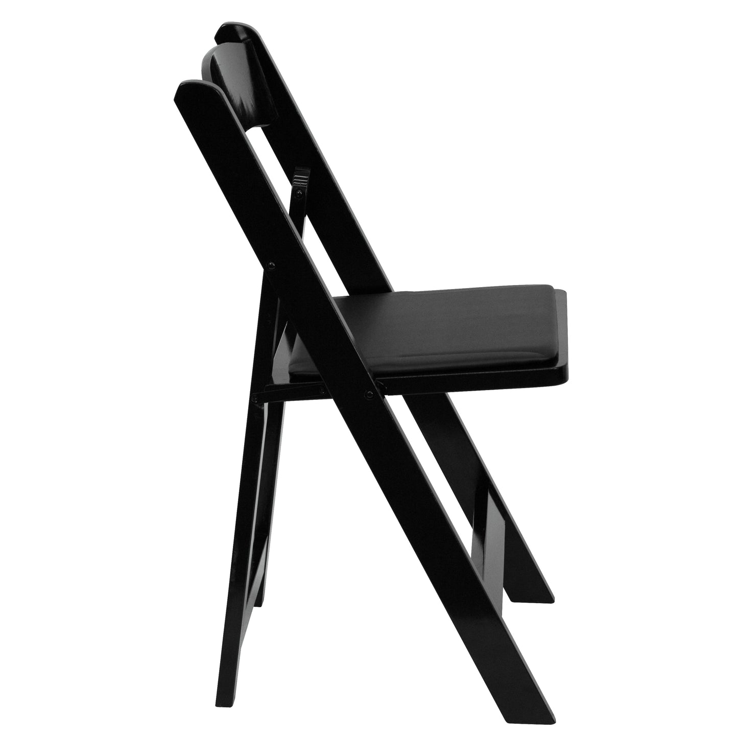 Black Wood Folding Chair 2-XF-2902-BK-WOOD-GG