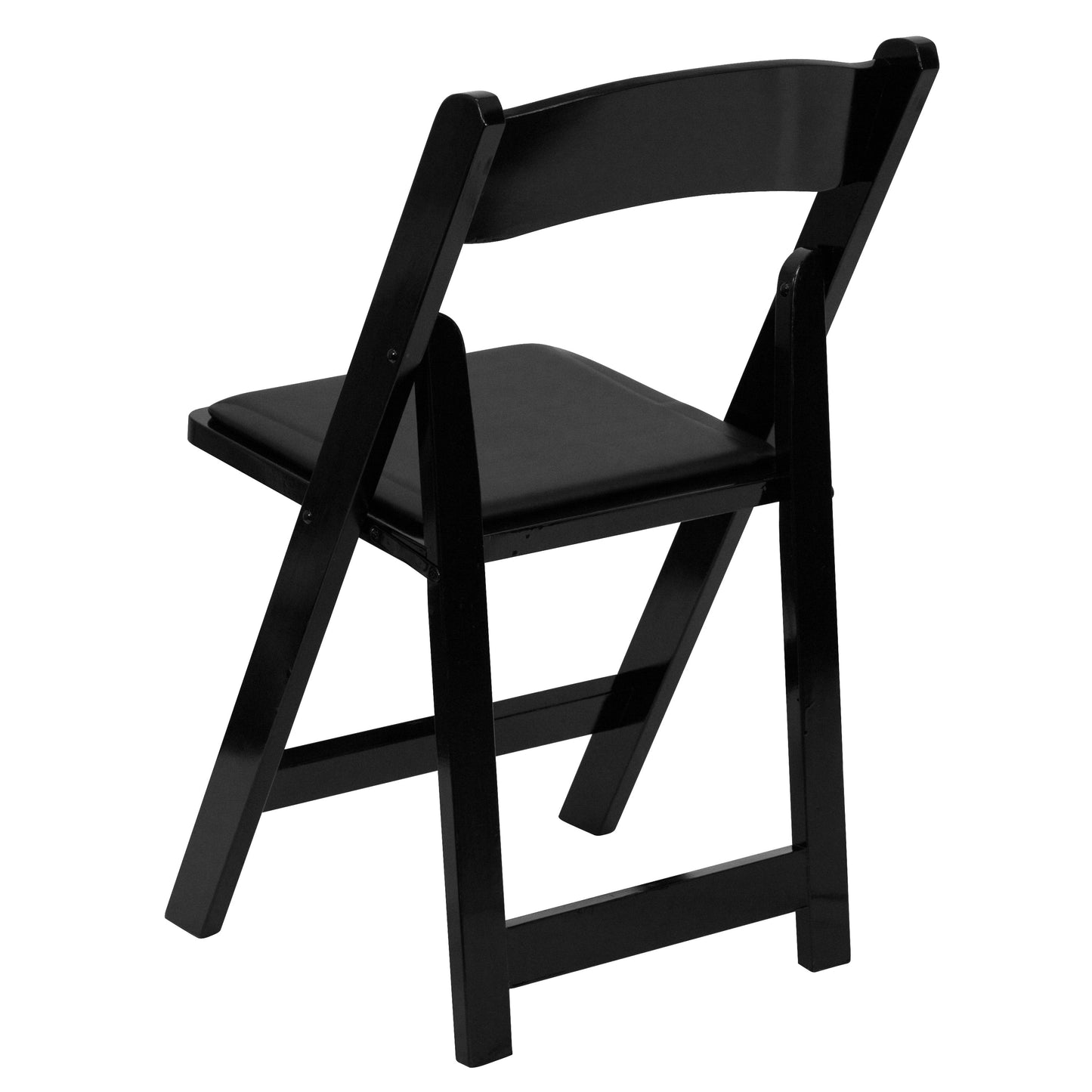 Black Wood Folding Chair 2-XF-2902-BK-WOOD-GG