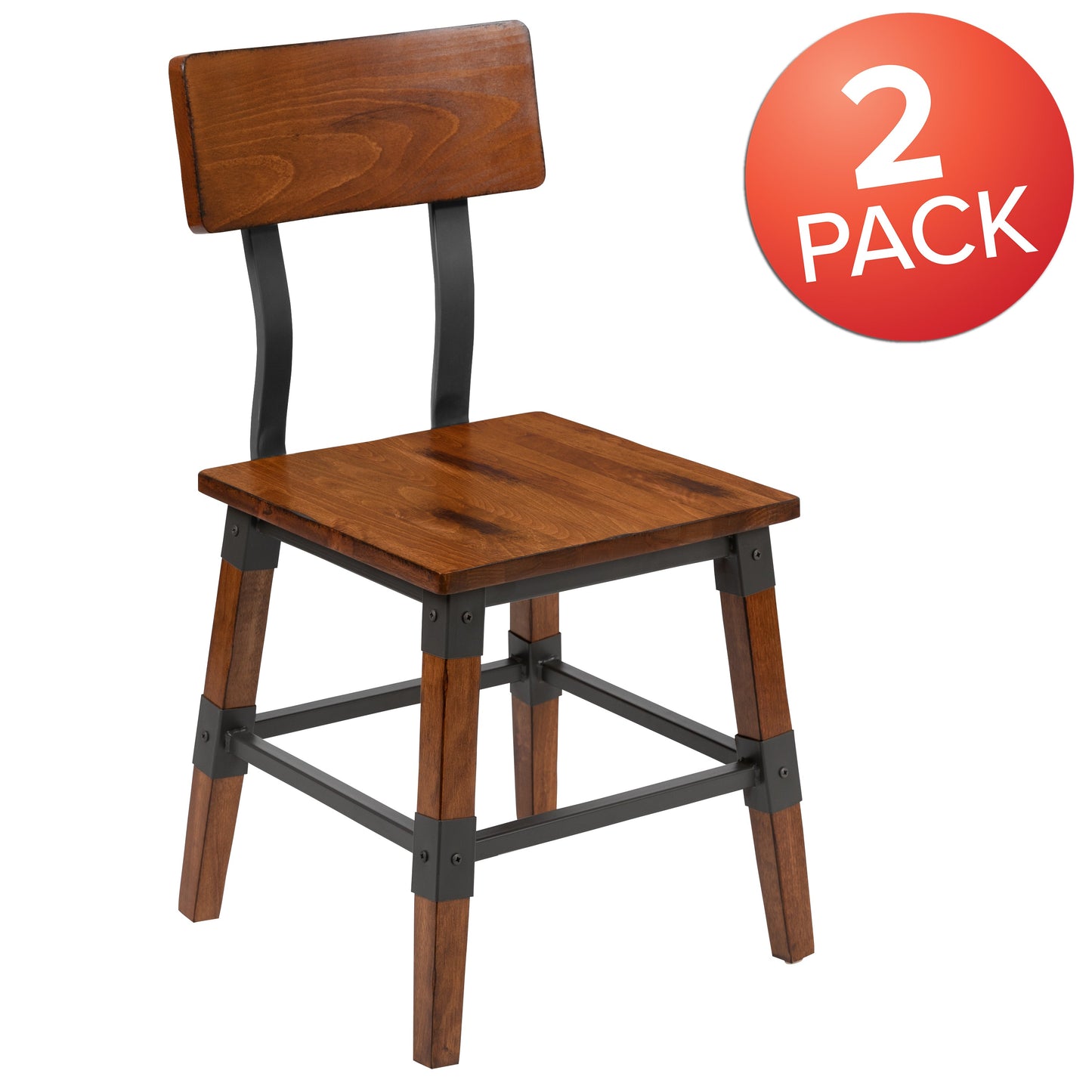 Walnut Wood Dining Chair 2-XU-DG-W0236-GG