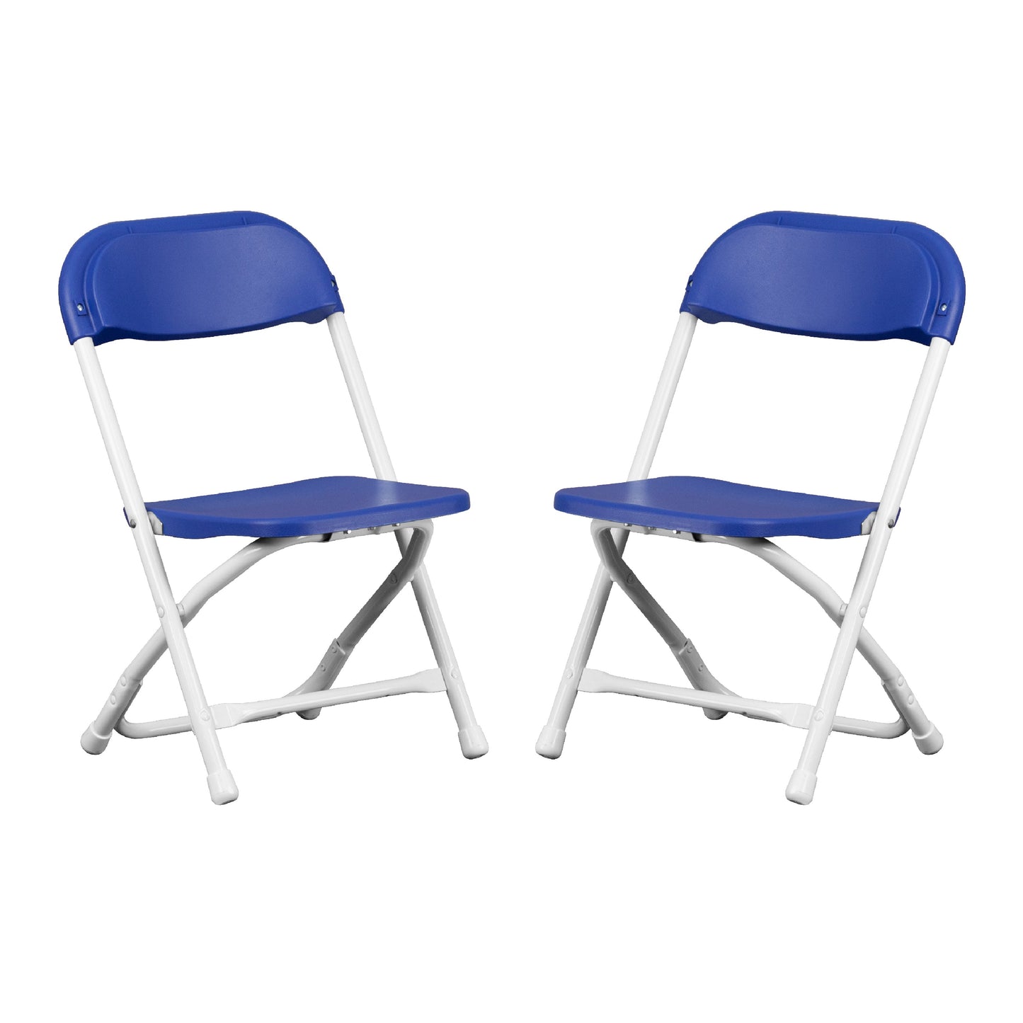 Kids Blue Folding Chair 2-Y-KID-BL-GG