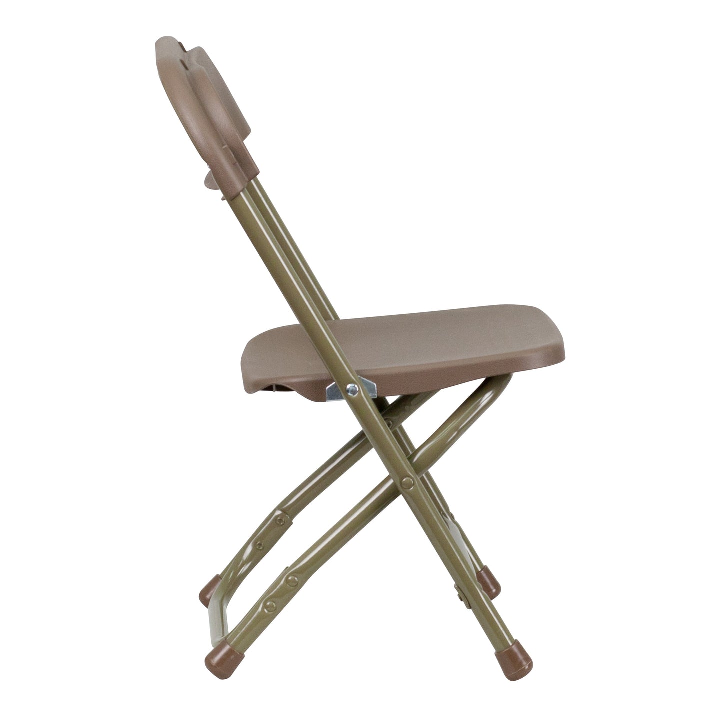 Kids Brown Folding Chair 2-Y-KID-BN-GG