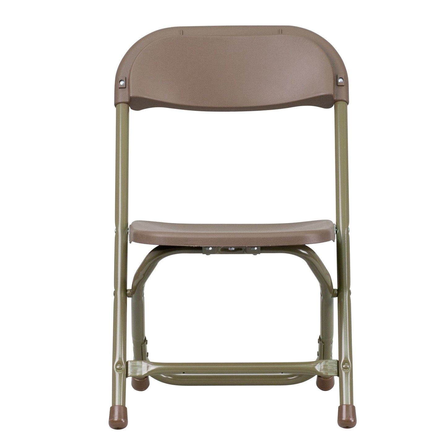 Kids Brown Folding Chair 2-Y-KID-BN-GG