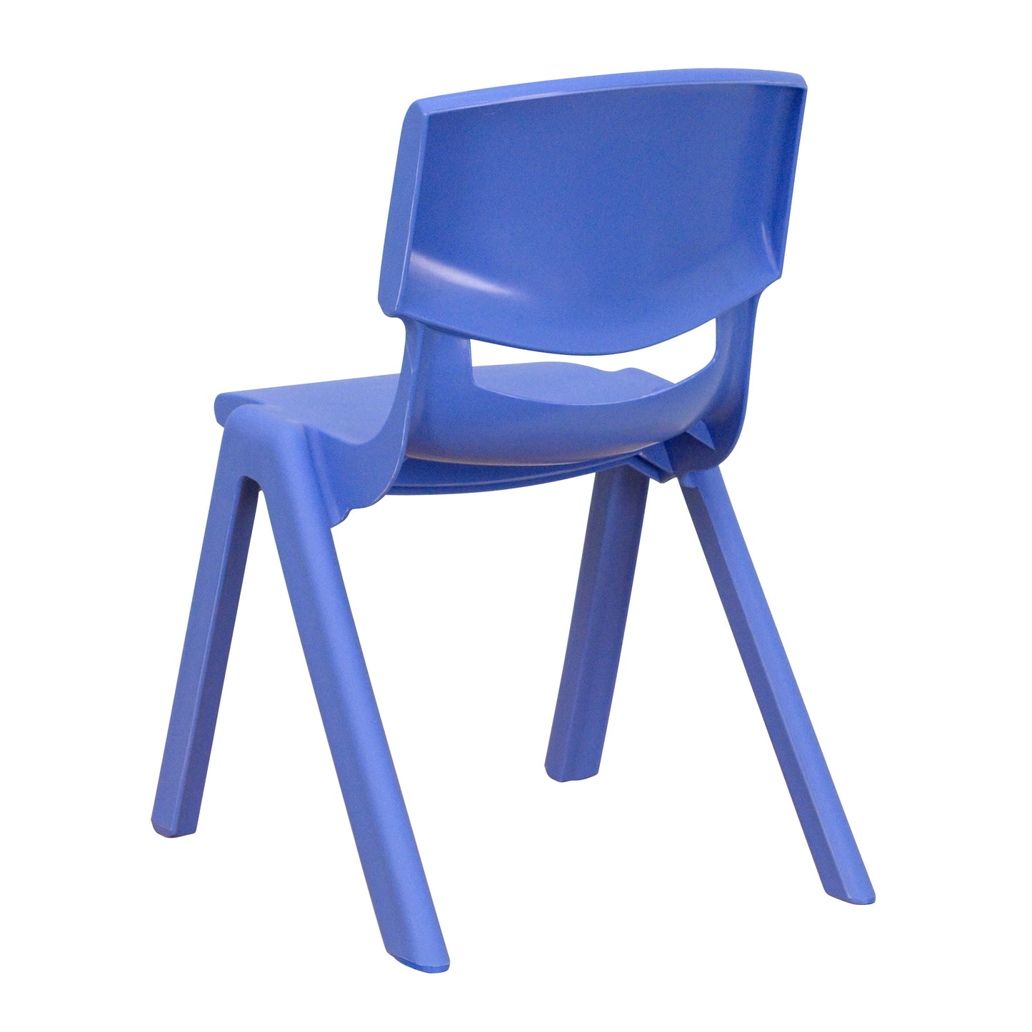 2PK Blue Plastic Stack Chair 2-YU-YCX-001-BLUE-GG