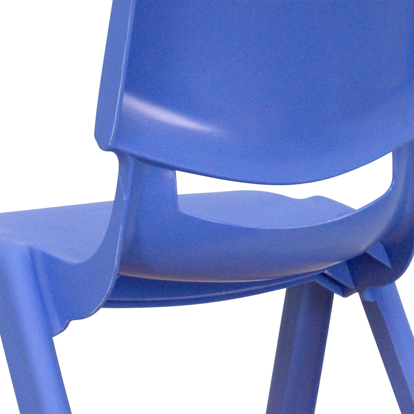 2PK Blue Plastic Stack Chair 2-YU-YCX-001-BLUE-GG