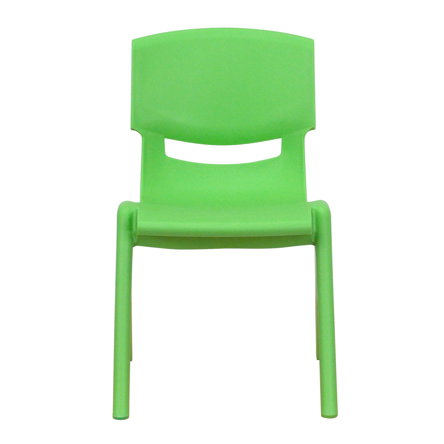 2PK Green Plastic Stack Chair 2-YU-YCX-001-GREEN-GG