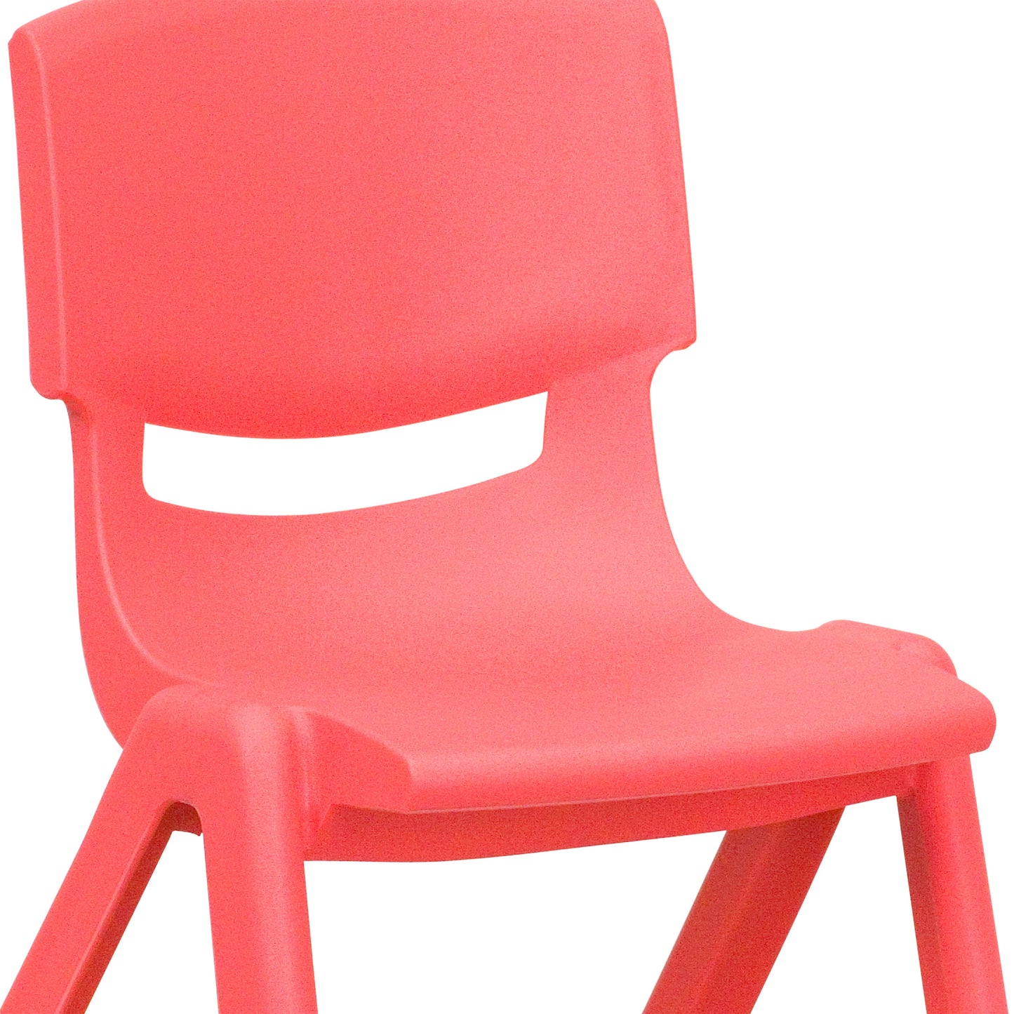 2PK Red Plastic Stack Chair 2-YU-YCX-001-RED-GG