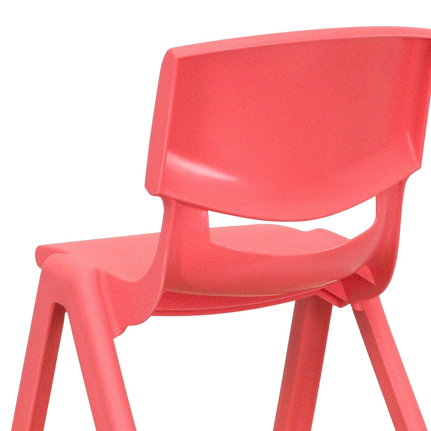 2PK Red Plastic Stack Chair 2-YU-YCX-001-RED-GG