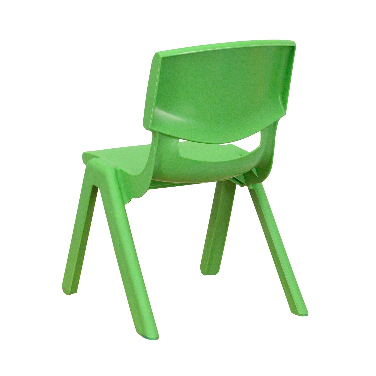 2PK Green Plastic Stack Chair 2-YU-YCX-003-GREEN-GG