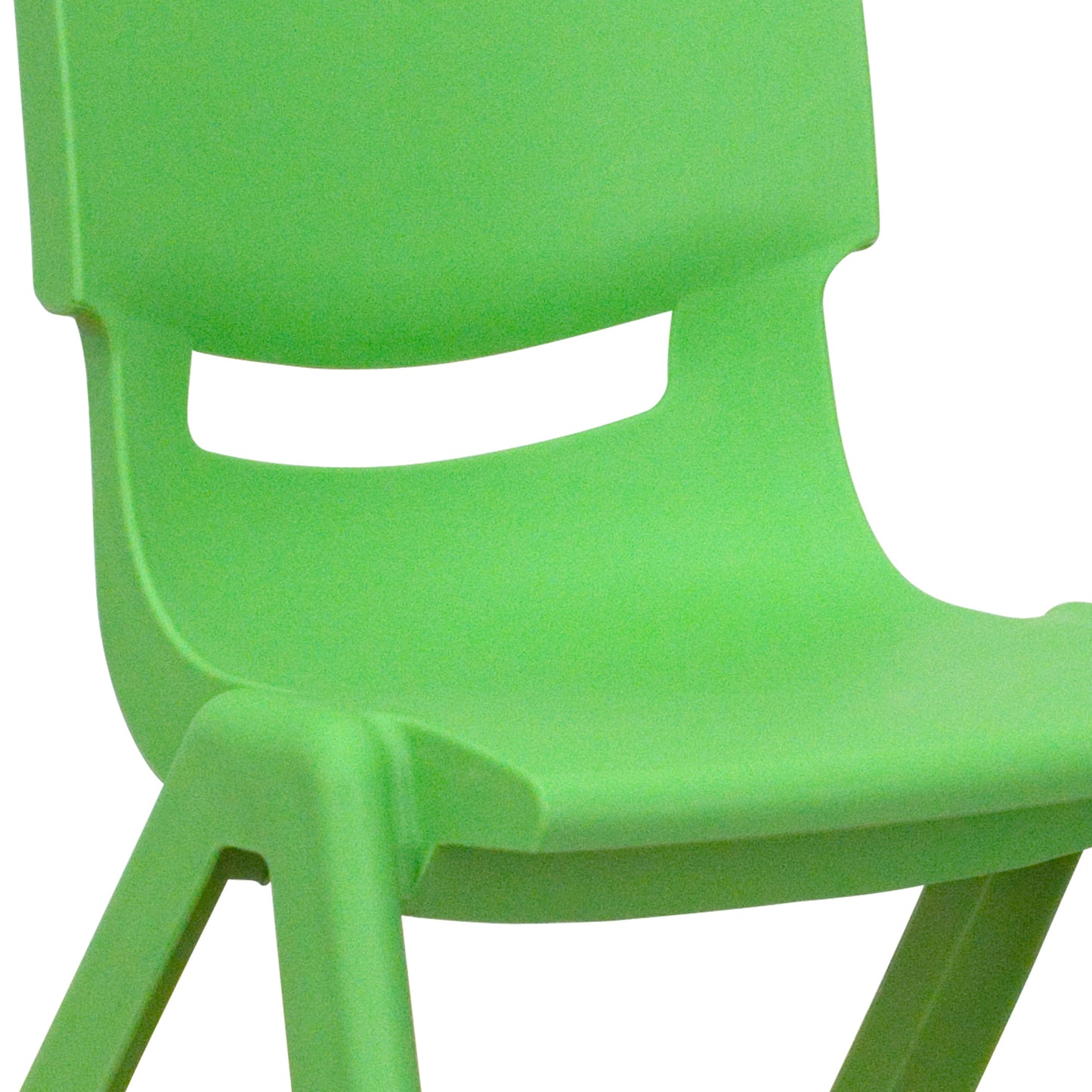 2PK Green Plastic Stack Chair 2-YU-YCX-003-GREEN-GG