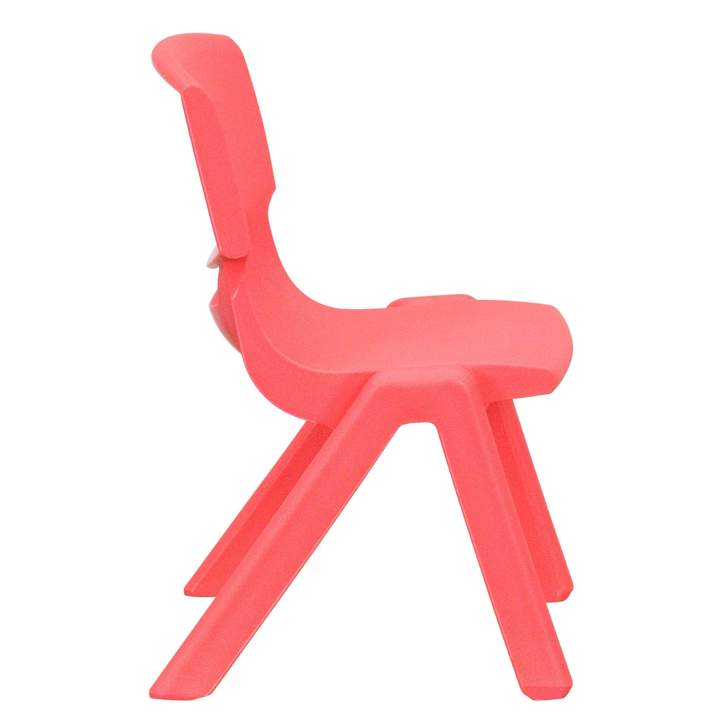 2PK Red Plastic Stack Chair 2-YU-YCX-003-RED-GG