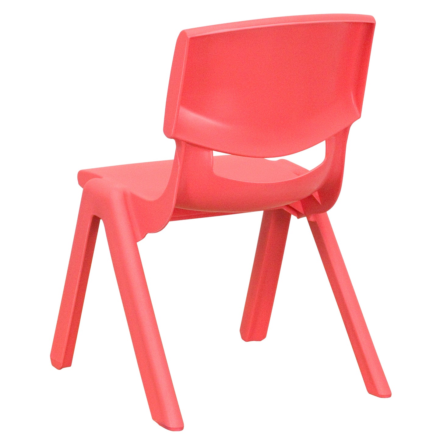 2PK Red Plastic Stack Chair 2-YU-YCX-003-RED-GG