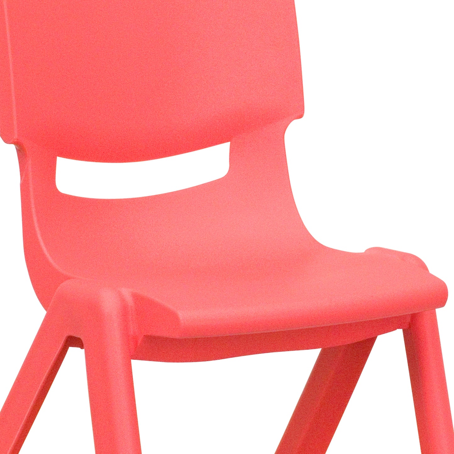 2PK Red Plastic Stack Chair 2-YU-YCX-003-RED-GG