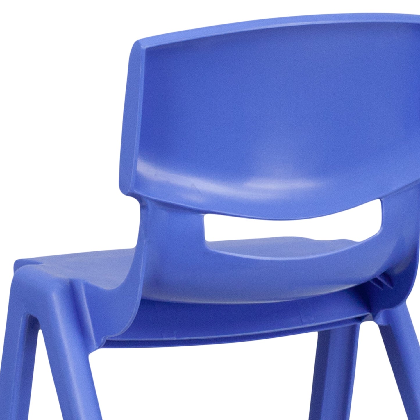 2PK Blue Plastic Stack Chair 2-YU-YCX-004-BLUE-GG