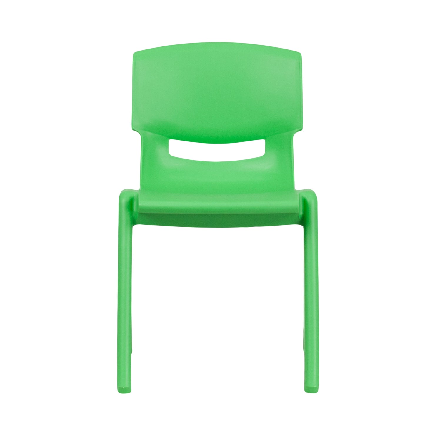 2PK Green Plastic Stack Chair 2-YU-YCX-004-GREEN-GG