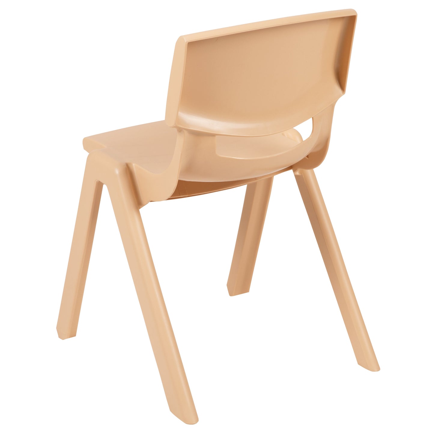 2PK Natural Plastic Chair 2-YU-YCX-004-NAT-GG